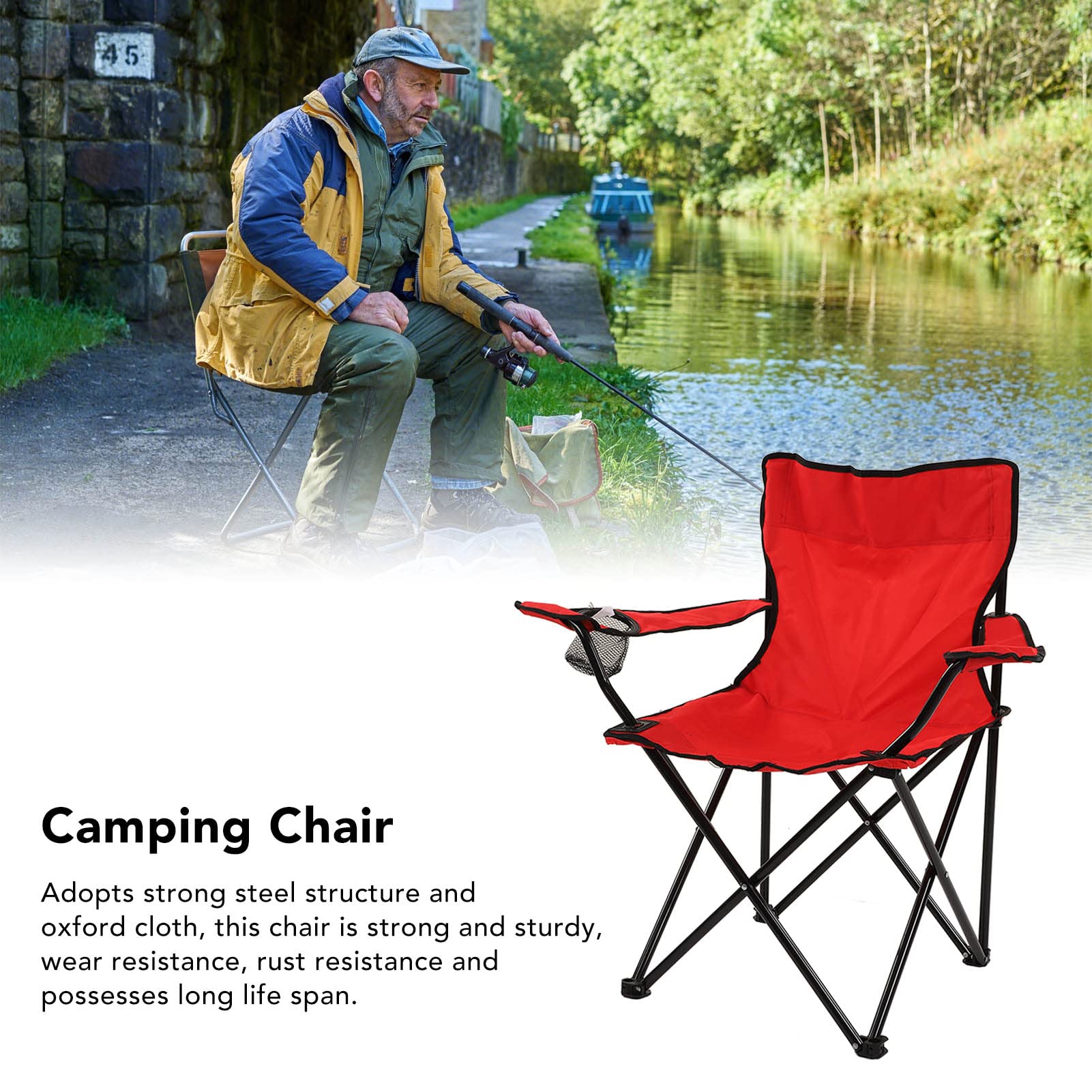 Amazon.co.jp: アウトドア 折りたたみチェア 開けやすい 丈夫な